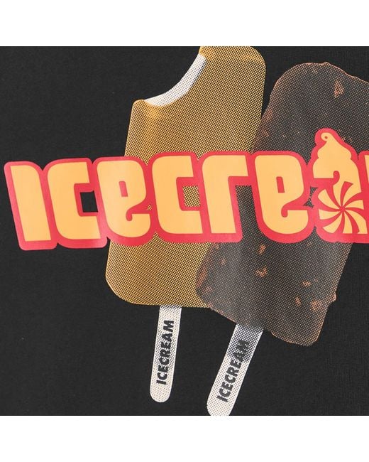 ICECREAM Black End. X Popsicle T-Shirt