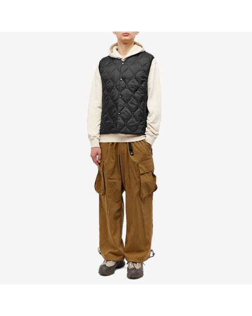 F/CE Gray X Taion Packable Inner Down Vest for men