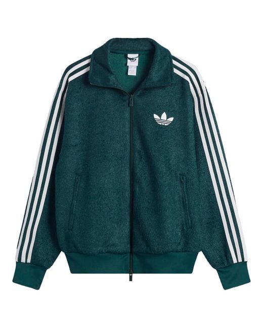 Adidas Green Mohair Firebird Track Top