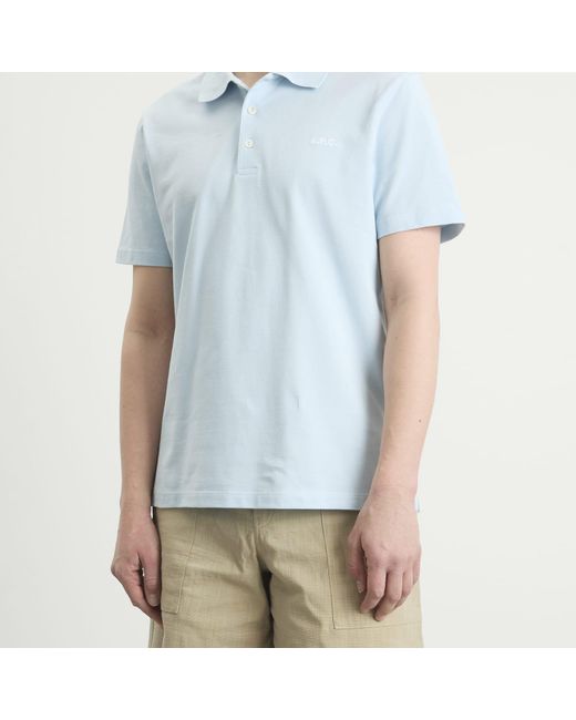 A.P.C. Blue Standard Polo for men