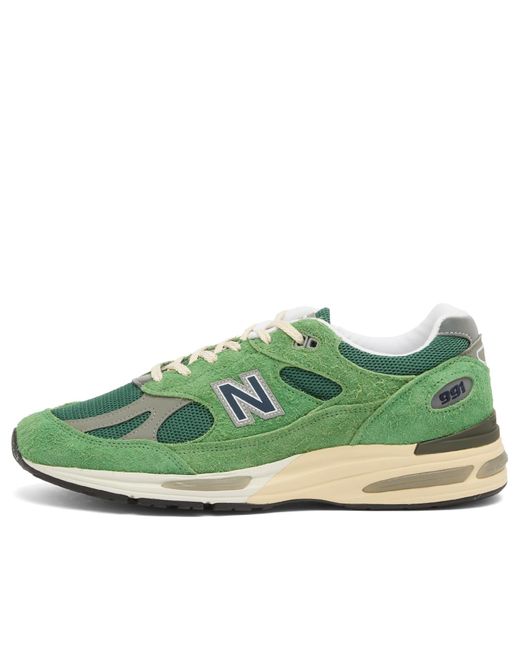 New Balance Green U991Gv2 Sneaker Made
