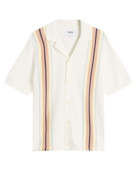 Wax London Natural Ivy Cotton Stripe Vacation Shirt for men