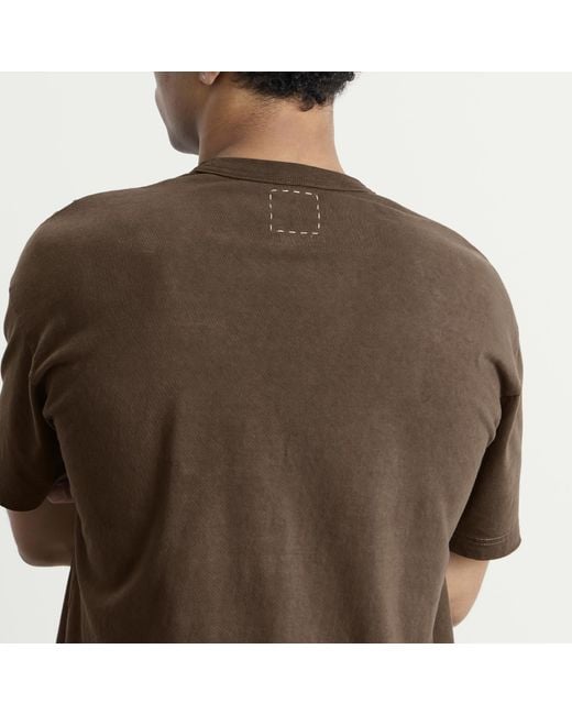 Visvim Brown Jumbo T-Shirt for men
