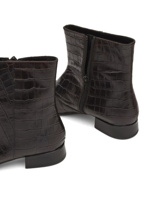 Vagabond Black Mona Croc Boots