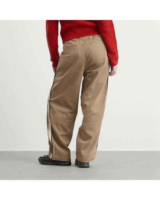 Obey Natural Astrid Side Stripe Trousers