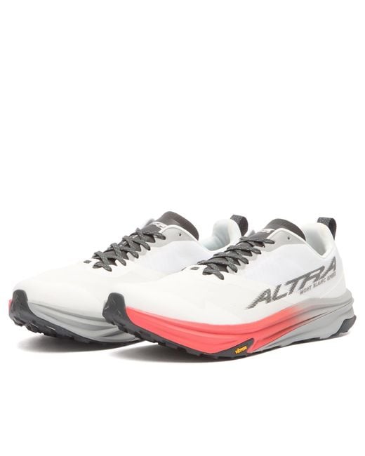 Altra White Mont Blanc Speed Sneaker for men