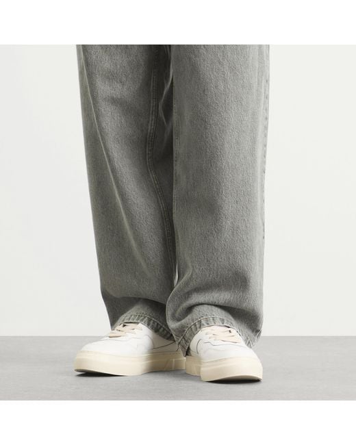 Stepney Workers Club White Pearl S-Stike Leather Sneaker for men