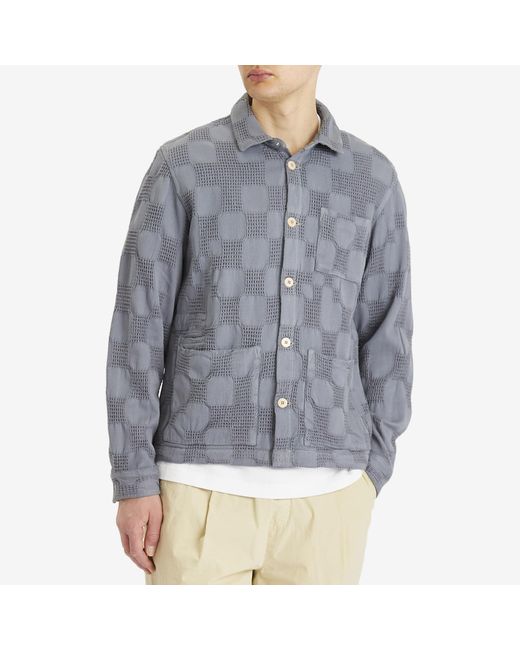 Folk Gray Waffle Assembly Jacket for men