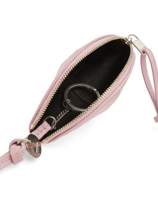 Jil Sander Pink Small Curve Pouch
