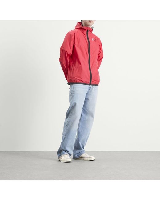 COMME DES GARÇONS PLAY Red K-Way Emblem Full Zip Jacket