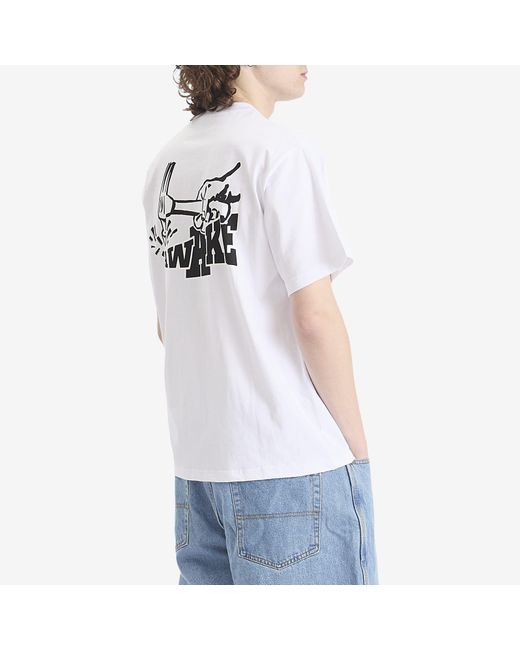 AWAKE NY White Hammer T-Shirt for men