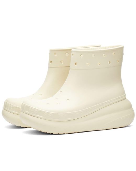Crocs™ Classic Crush Rain Boot in Natural | Lyst