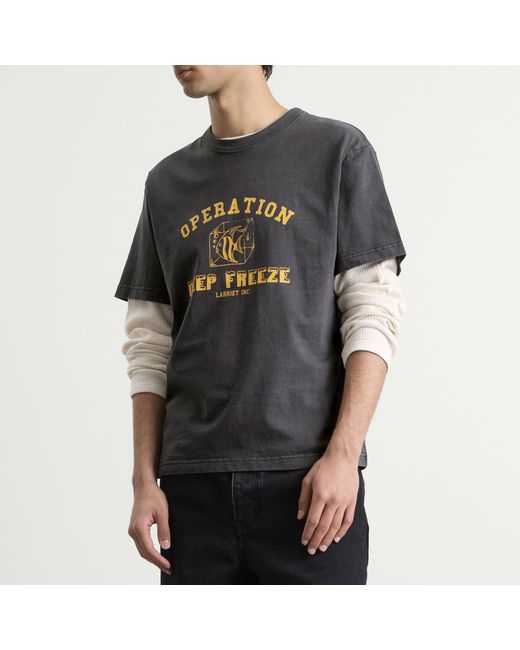 Larriet Black Deep Freeze T-Shirt for men