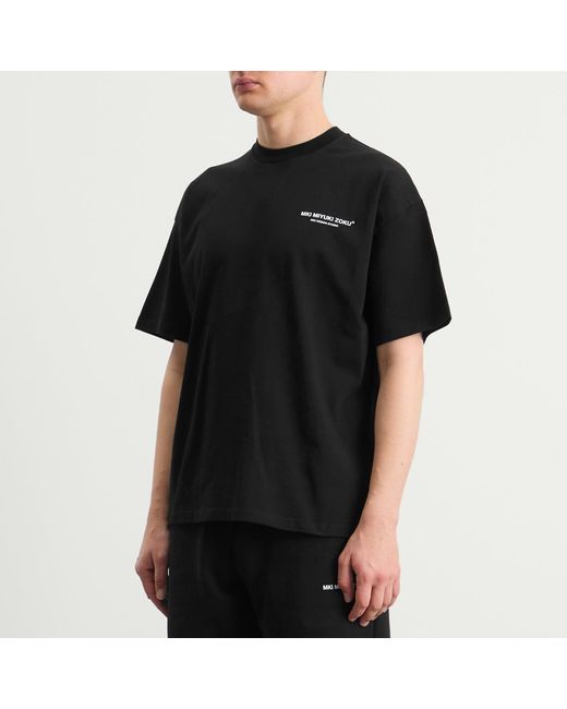 MKI Miyuki-Zoku Black Design Studio T-Shirt for men