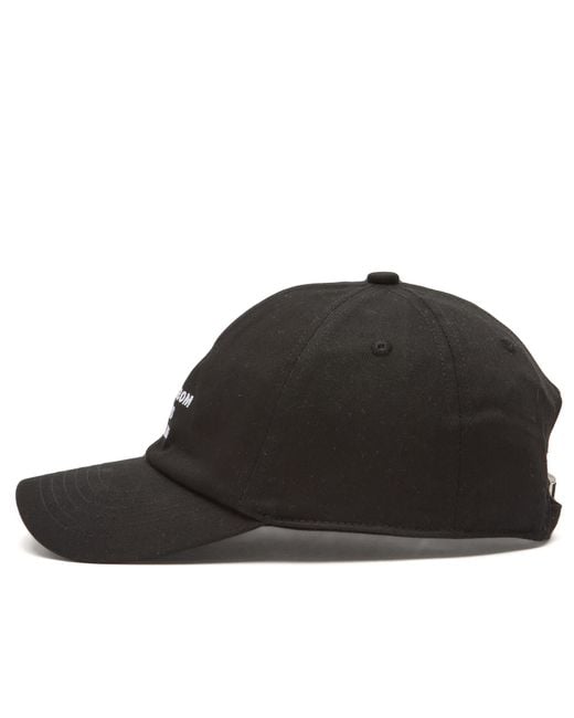 Drole de Monsieur Black Slogan Cap for men