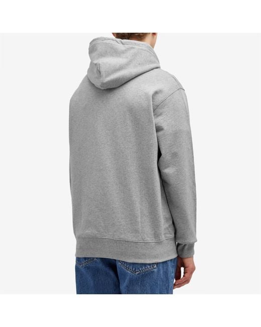 Norse Projects Gray Standard Hoodie for men