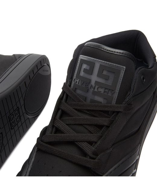 Givenchy Black New Line Mid Sneakers for men