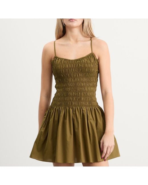 Faithfull The Brand Green Araceli Mini Dress