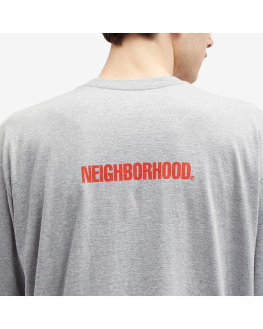 Neighborhood Gray 29 Printed T-Shirt for men