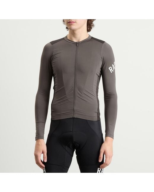 Rapha Gray Pro Team Long Sleeve Lightweight Jersey for men
