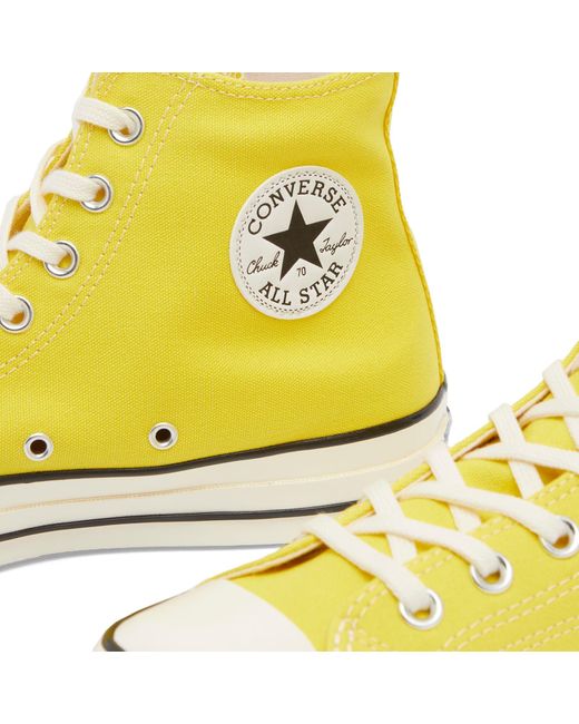 Converse Chuck 70 High Sneakers in Yellow Lyst