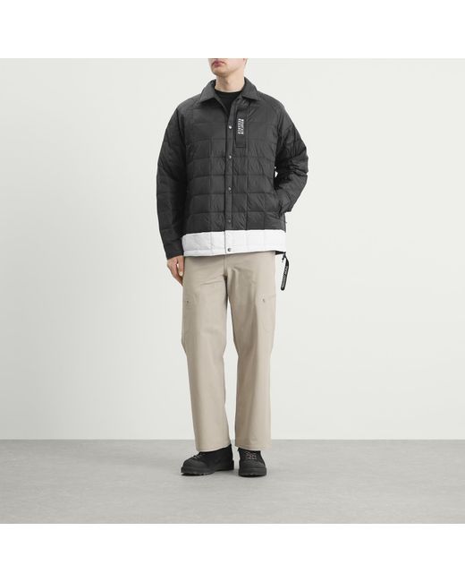 Taion Black X Mountain Research Down Coach Jacket for men