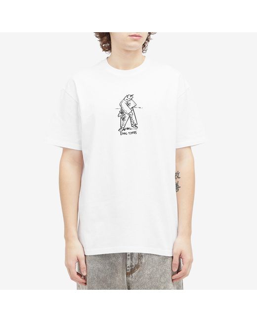 POLAR SKATE White Evol Times T-Shirt for men