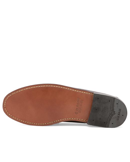 G.H.BASS Brown Gh Bass X Maharishi Larson Penny Loafer for men