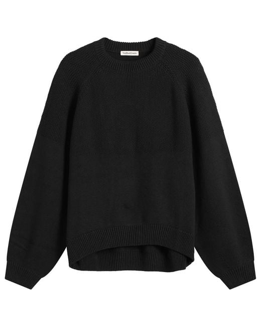 YMC Black Bellow Sleeve Knit
