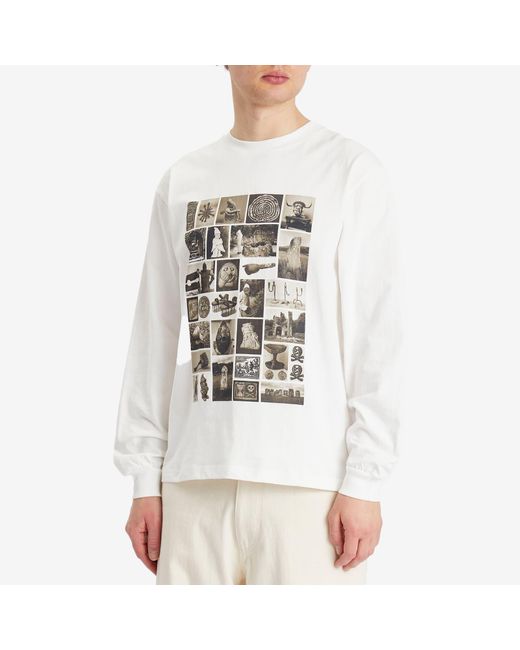 Heresy White Niche Longsleeve T-Shirt for men