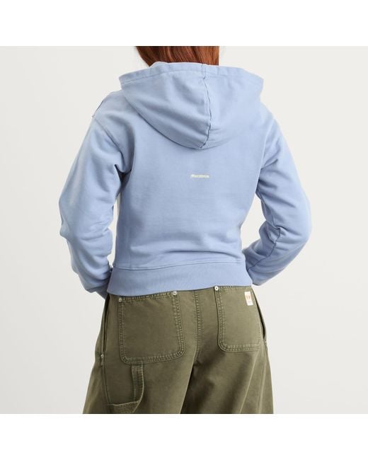 J.W. Anderson Blue Tied Bow Hoodie
