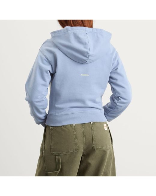 J.W. Anderson Blue Tied Bow Hoodie