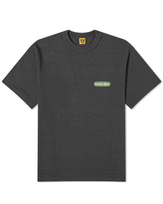 Human Made Black Bar Logo T-Shirt for men