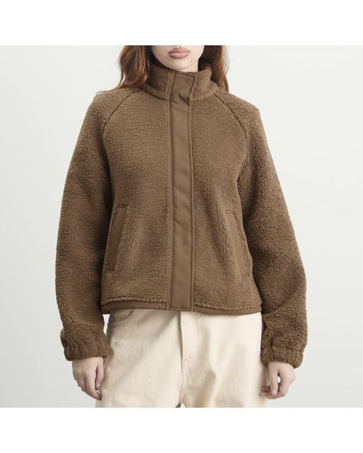 Samsøe & Samsøe Brown Safrost Fleece Jacket