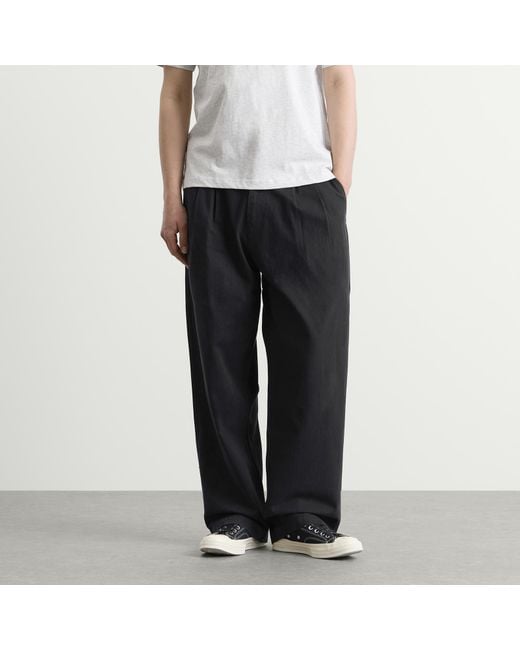 Butter Goods Blue Pleated Trousers for men