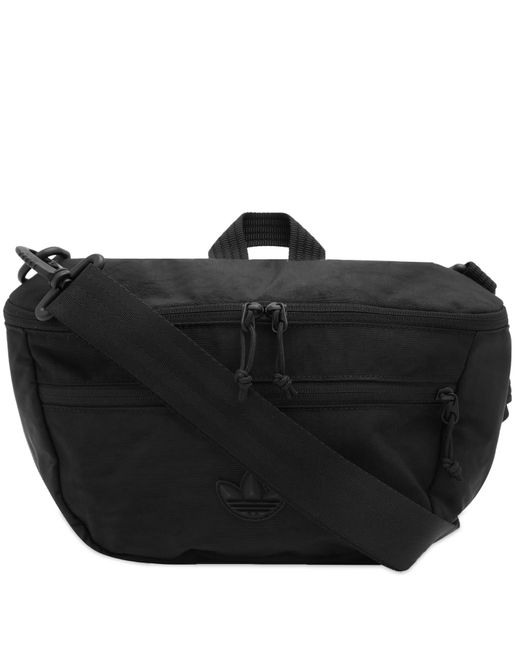 Adidas Black Adventure Waist Bag Large for men