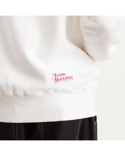 Team Ikuzawa White Logo Hoodie for men