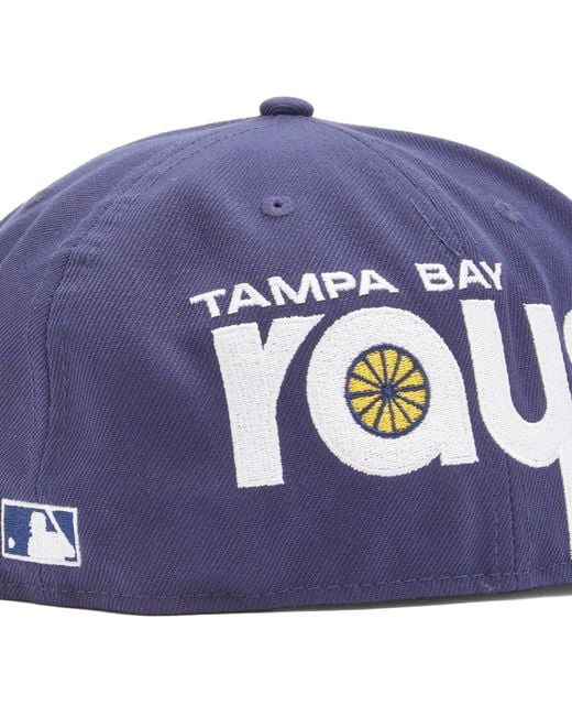 KTZ Blue Tampa Bay Rays Patch Embroidery 59Fifty Cap