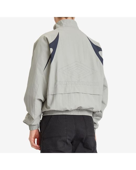 ジャケット・アウター L UMBRO BOILER ROOM SHELL TRACK TOP Boiler Room Men's x Umbro Shell Track Top in Black Boiler Room