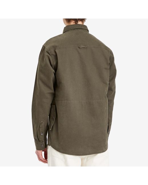 Dubbleware Green Westford Pullover Shirt for men