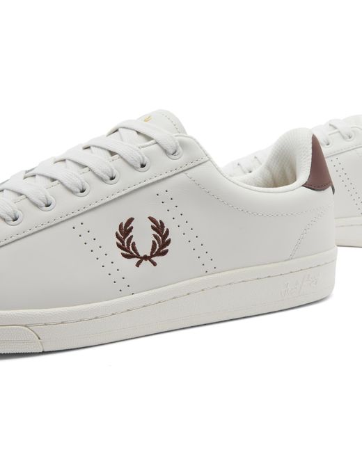 Fred Perry White B721 Leather Sneakers for men