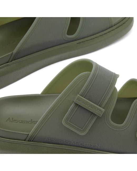 Alexander McQueen Green Hybrid Sandal for men
