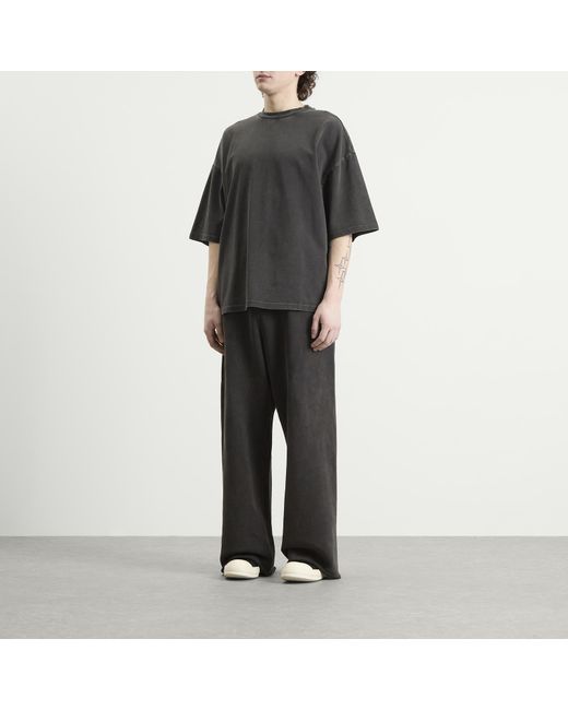 Entire studios Black Heavy Boxy T-Shirt for men