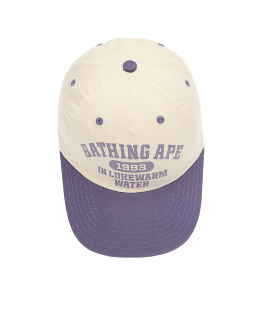 A Bathing Ape White Cap for men