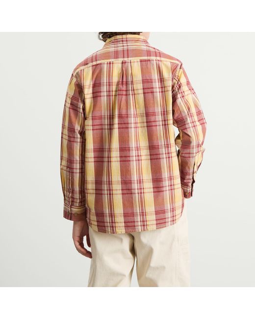 Gramicci Pink Broadcloth Stance Shirt for men