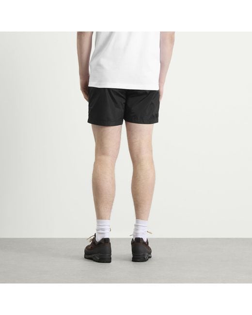 Moncler Black Nylon Swim Shorts for men