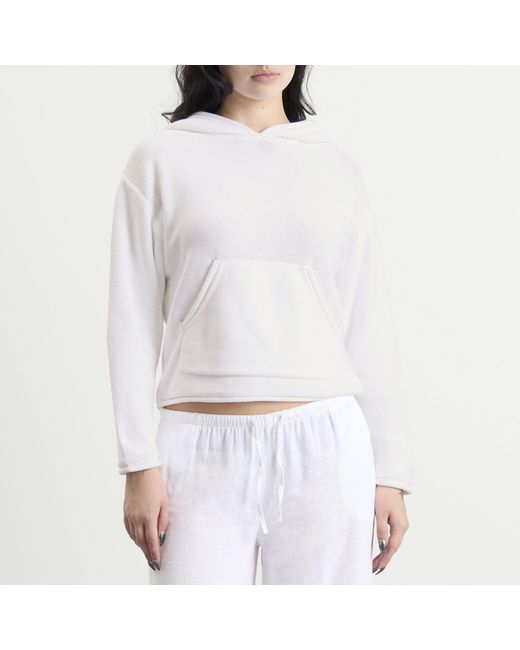 Leset White Mae Hoodie