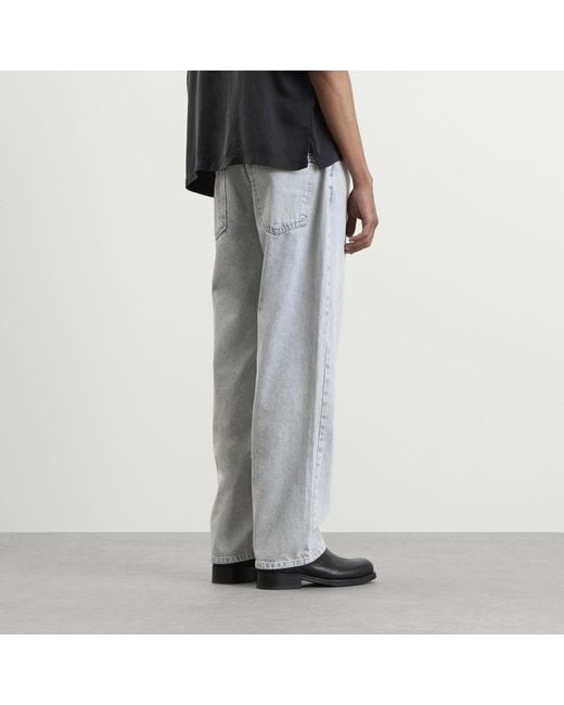 MKI Miyuki-Zoku Gray Denim Classic Jeans for men