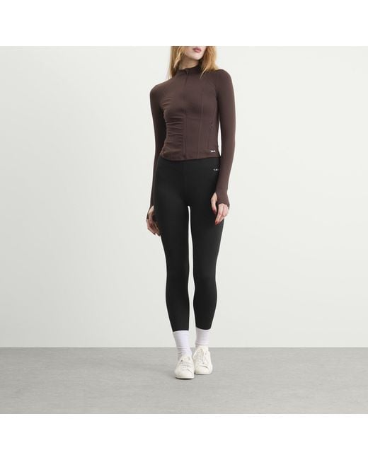 Tala Brown Dayflex Front Running Jacket