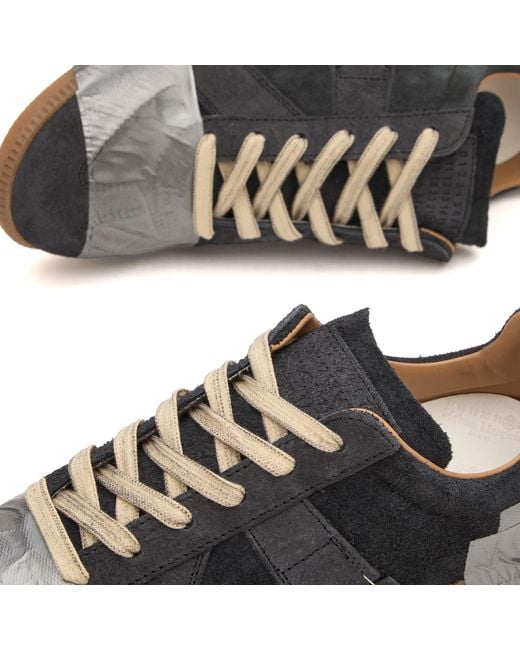 Maison Margiela Black Repaired Replica Sneaker for men